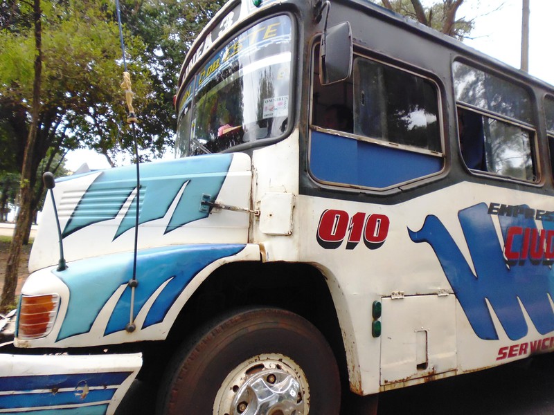 Public bus in Paraguay