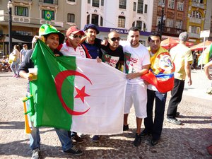 Les supporters de l'Algerie
