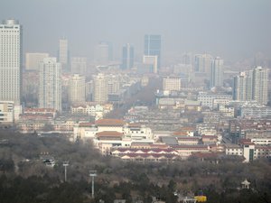 Jinan in smog