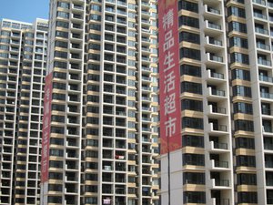 apartment buildings are mushrooming everywhere around Sanya