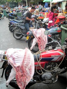 pork slowly making its way to the market