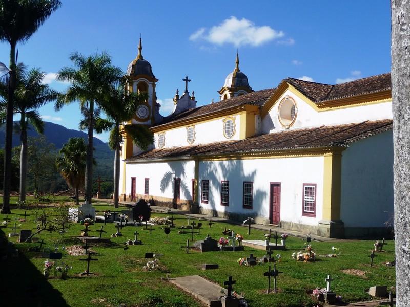 one of the main churches in Tiradentes