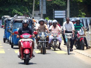 scène de rue à Batticaloa