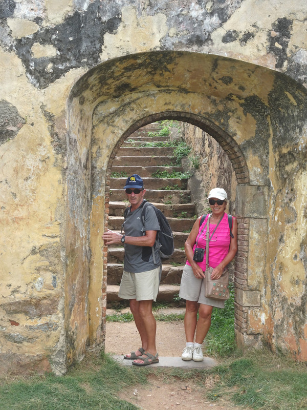 entering the fortifications of Galle
