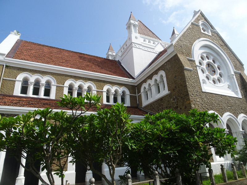beautiful old church in Galle