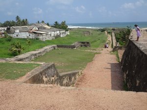 The Portuguese built a small fort, but the Dutch took over in 1640