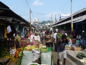 busy market