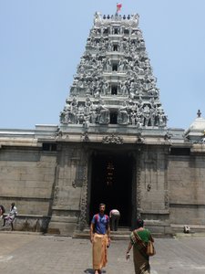 in front of mystic Sri Muthumariamman