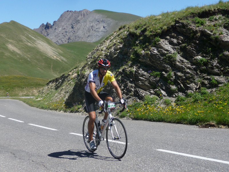 almost finished with le Col du Galibier