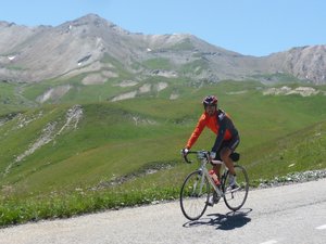 going down the Col du Galibier