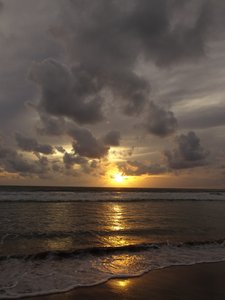 lovely sunset from Kuta Beach