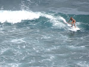 surfing Bali