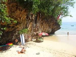 hidden cove at Ulu Watu Beach