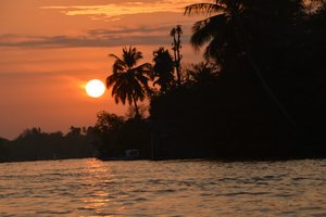 Sunrise on the Mekong Delta