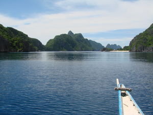 Insellandschaft im Bacuit Archipelago