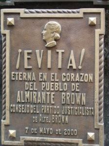Das Grab der Evita Peron