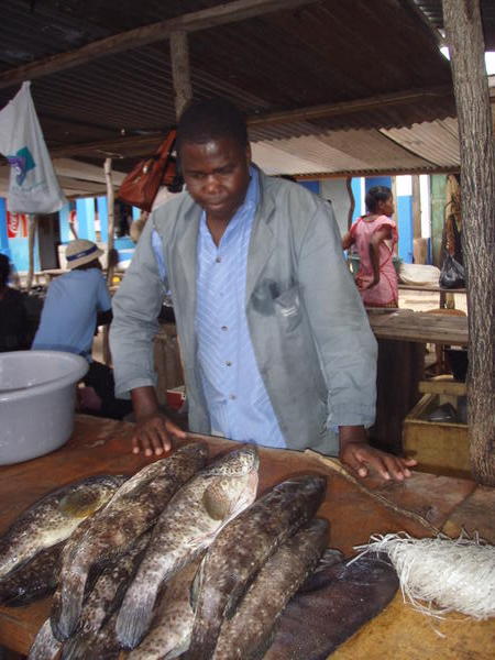 Would you buy fish from this man?