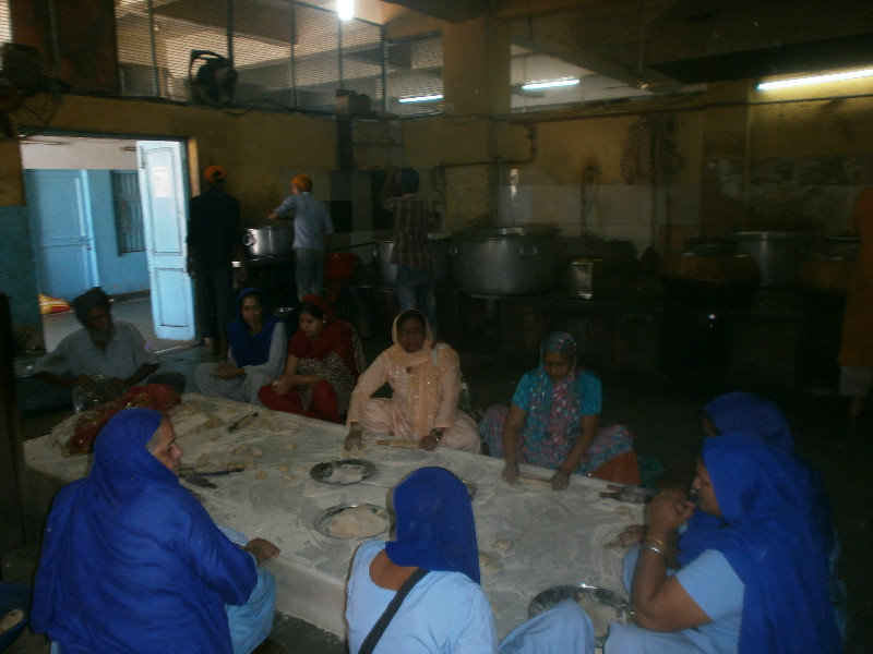 Kitchen at the Sikh Temple