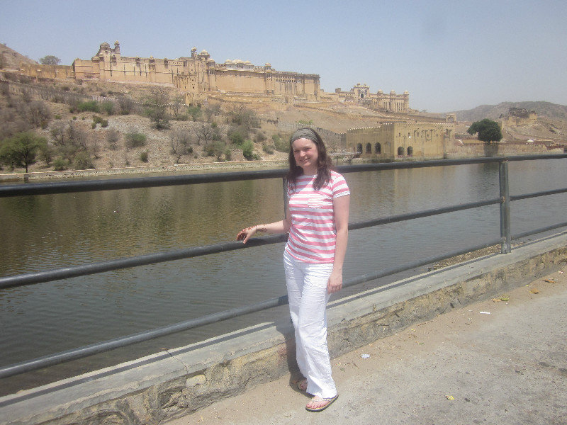 Me and the Amber Palace in the background