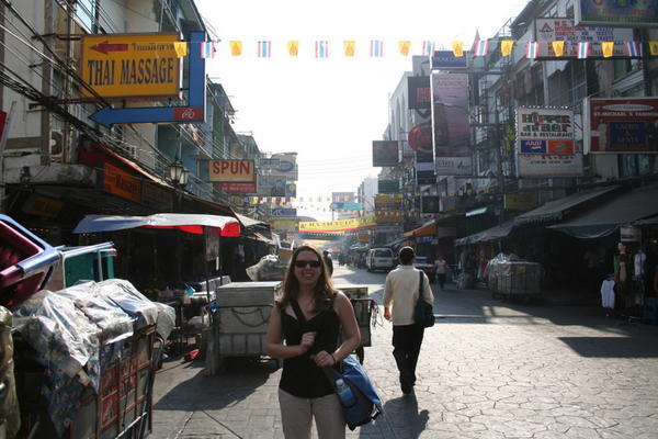Amy at Khao San Road