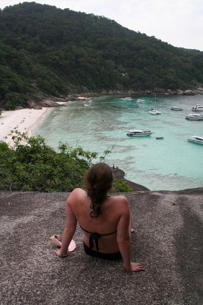 Amy chillin in Similan Islands