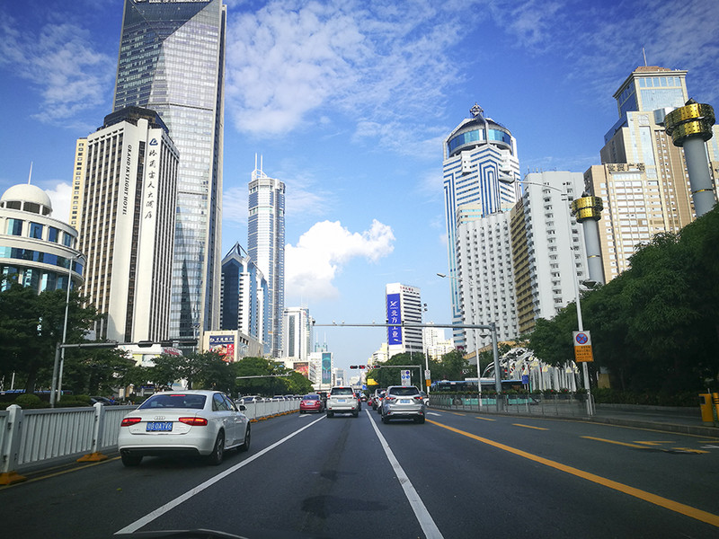 downtown Shenzhen