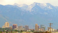 Taken From Roof of Trailer Salt Lake City Skyline