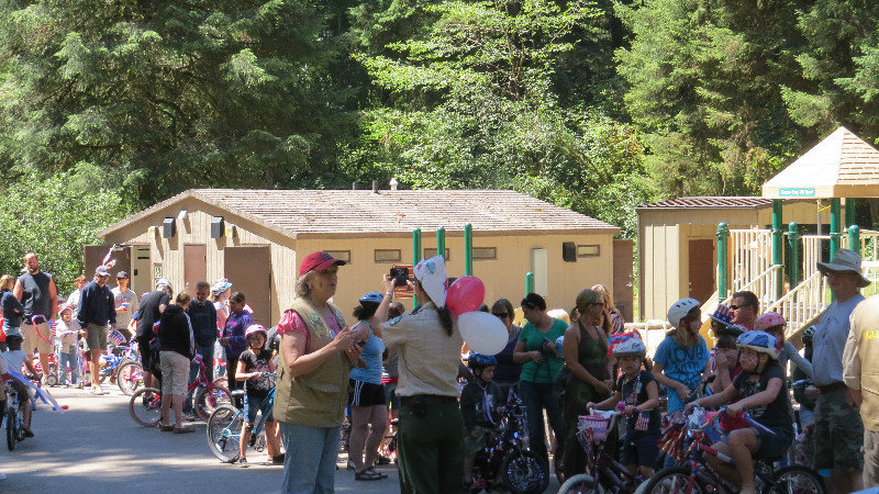 The 4th Bike Parade at Campground