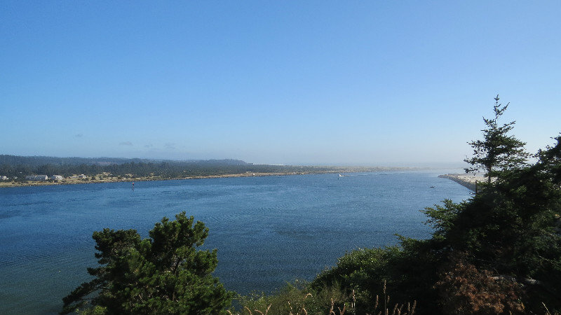 From Yaquina Pt. North and South Jetty of Yaquina Bay