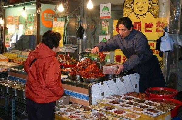 the famed kimchi!