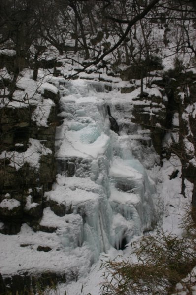 the frozen waterfall - it was incredible!