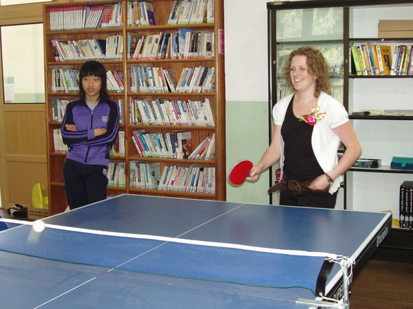Teachers day ping pong match