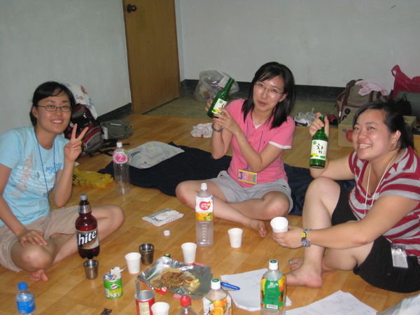 Camp party with Korean Elementary teachers