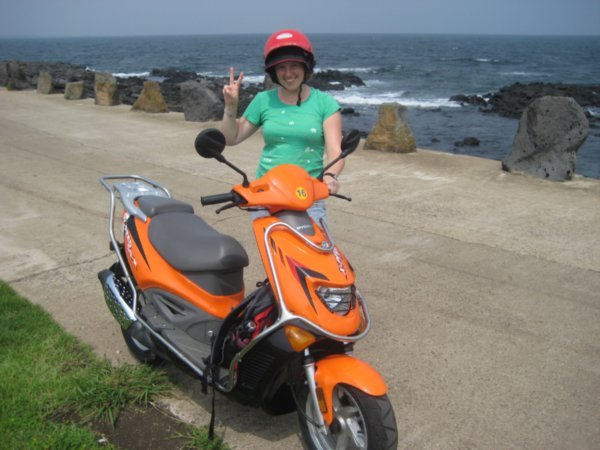 me and my moped!