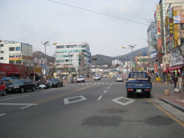 Busan station main street
