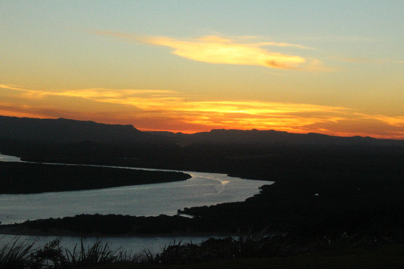 sunset over the Endeavour River