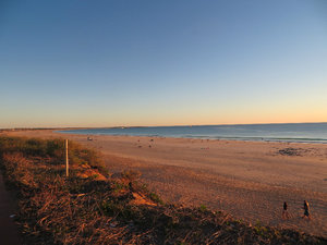 Cable beach at sunset