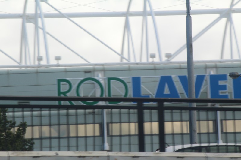 A glimpse of the Rod Laver arena