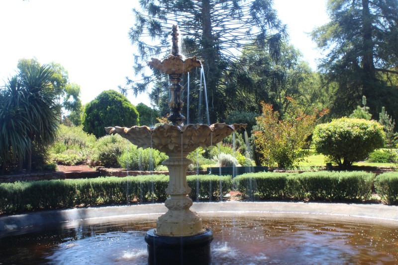 The sensory garden fountain