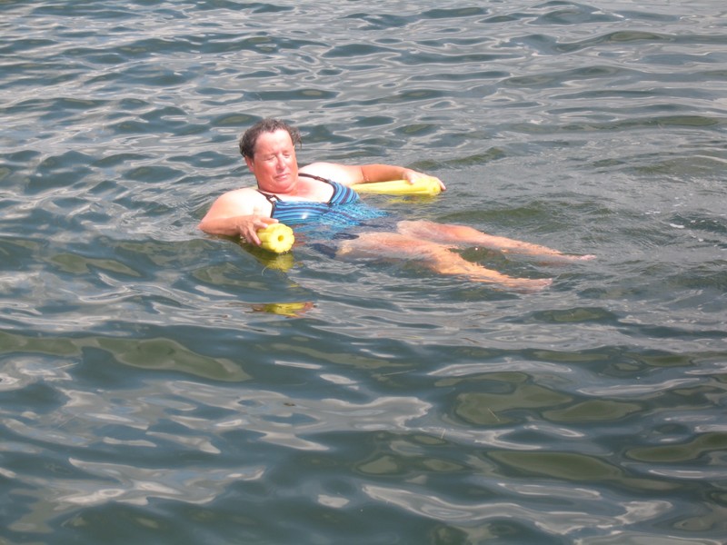 Swimming at Enclote Key
