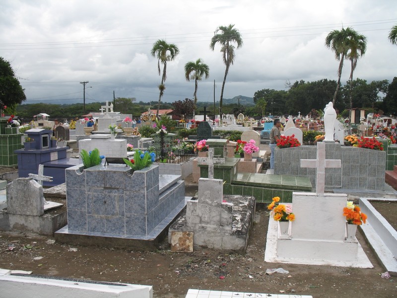 The cemetery 