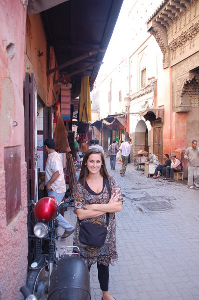 Walking in the streets of the medina