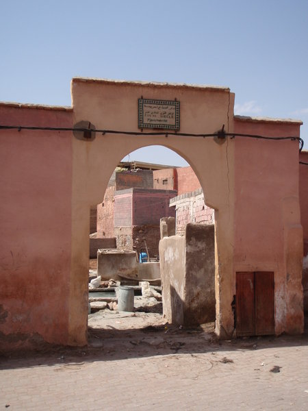 Entrance to the tanneries