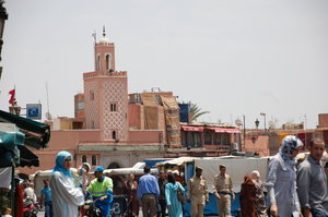View from La Place Djemaa El-Fna