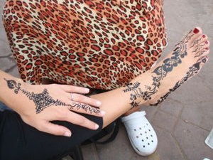 Beautiful henna tattoo