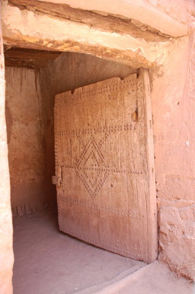 Kasbah wooden door