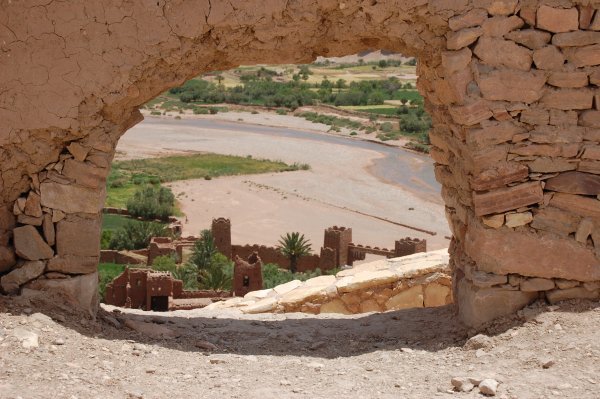 View from the top of Ait Benhaddou