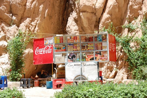Coca Cola stand in the Gorge