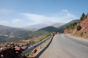 The road in the High Atlas