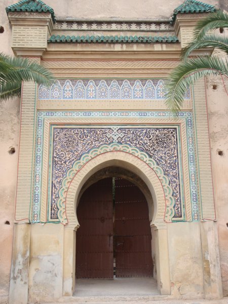 One of the gates of Bab Mansour